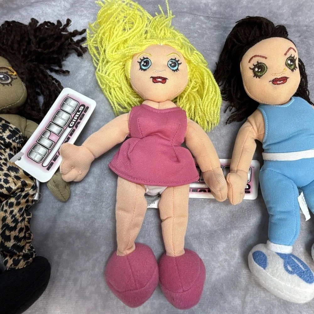 Spice Girls 1998 New Beanbags NWT Complete Set of 8